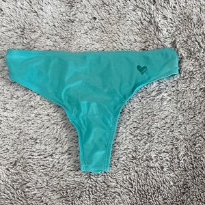Thong Bikini Bottom w/ Heart Shaped Cut out